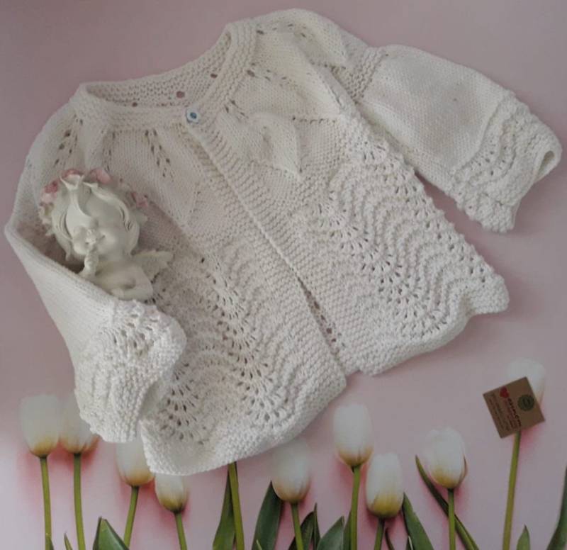 Baby Frühling Und Sommer Jacke, Hand Gestrickte Geschenk, Strick Für Neugeborene, Outfit, Strickjacke, Unisex von loveabouteverything