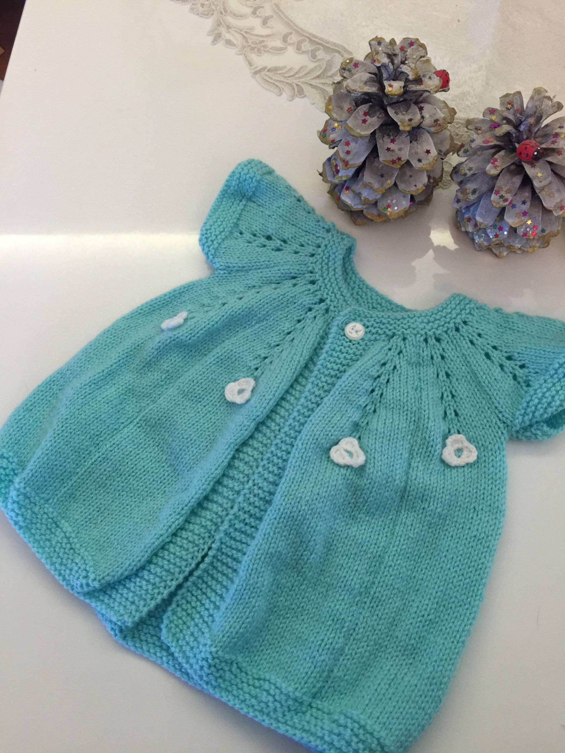 Babyweste, Handgestrickte Baby Geschenk, Gestrickt Für Neugeborene, Gestricktes Outfit, Strickjacke, Unisex von loveabouteverything