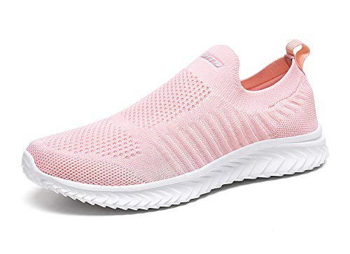 lovejin Herren Damen Walkingschuhe Leichte Mesh Turnschuhe Bequem Atmungsaktive Fitness Sportschuhe Running Sneaker Outdoors Walking Freizeitschuhe von lovejin