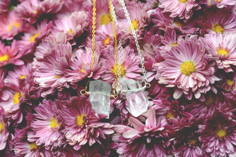 Bergkristall Halskette | Rohe Quarzkristall Kristall Quarz Punkt Geschenk Rohstein Bergkristall Halskette | Rohe Quarzkristall Kristall Quarz Punkt Geschenk Rohstein von lovejule