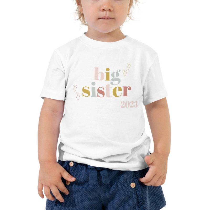 Schwangerschaftsverkündung - Große Schwester T-Shirt von lovelifebabyMB