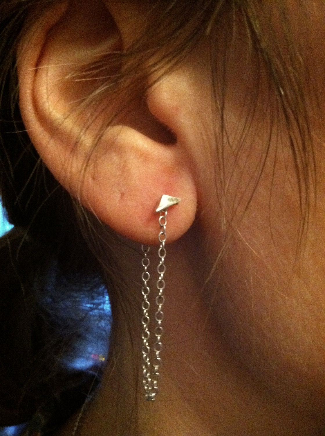 925 Silber Dreieck Ohrstecker 925 Silber Dreieck Ohrstecker von lovelightjewelry
