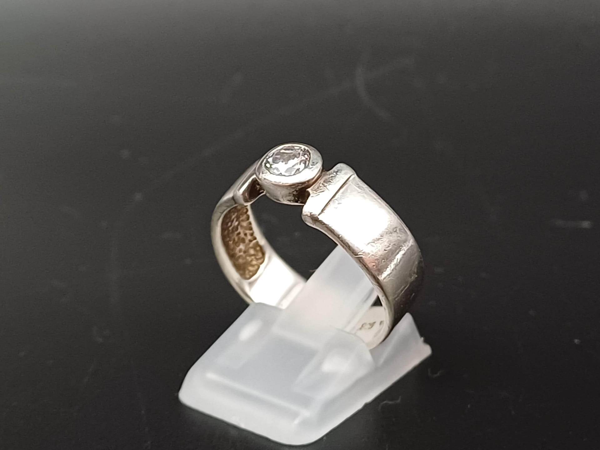 sterling Silber 925 Ring Mit Besatz Frauen Mädchen Damen Design Guft For Her Vintage von lovelyandoldPCvL