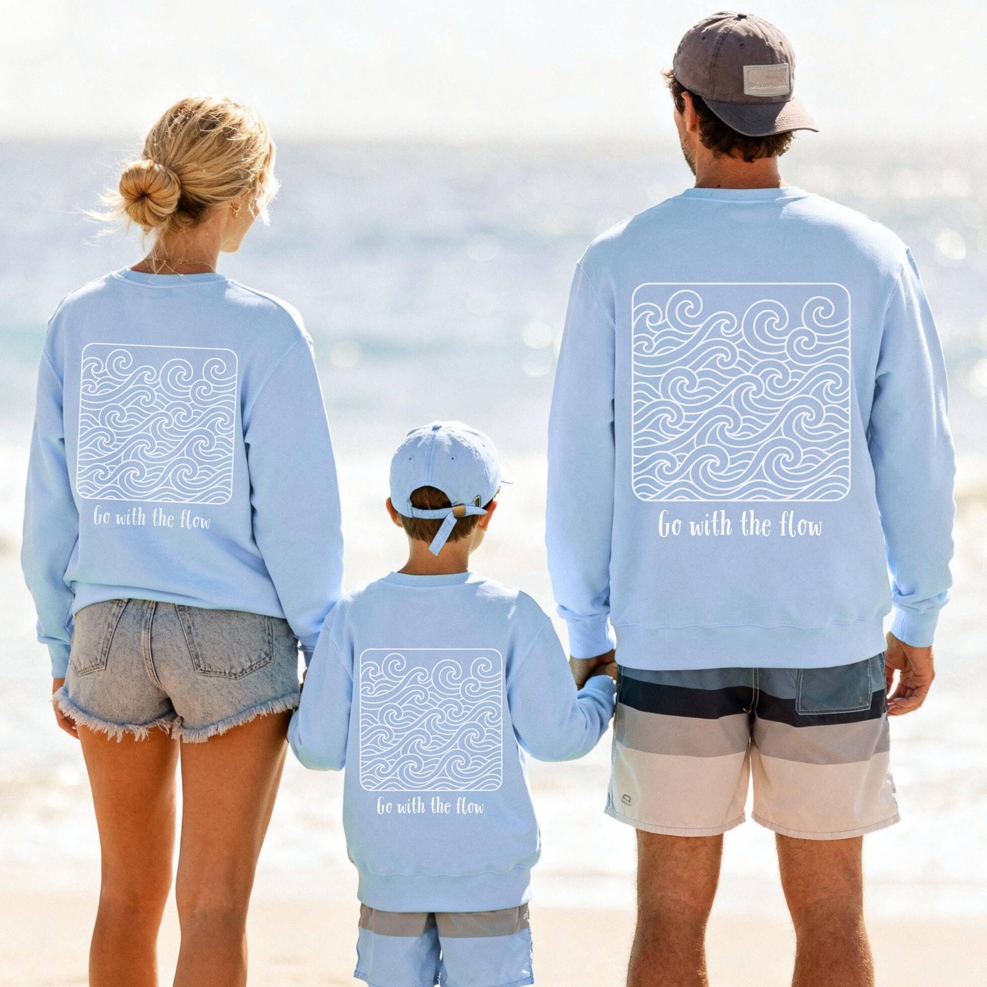 Partnerlook Pullover Für Die Ganze Familie | Mama Papa Kind Baby Outfit Family Sweatshirt Mit Backprint Geschenk von lovelylotti