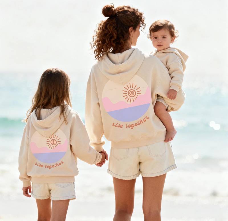 Partnerlook Pullover Für Die Ganze Familie | Mama Papa Kind Baby Outfit Family Sweatshirt Mit Backprint Geschenk von lovelylotti