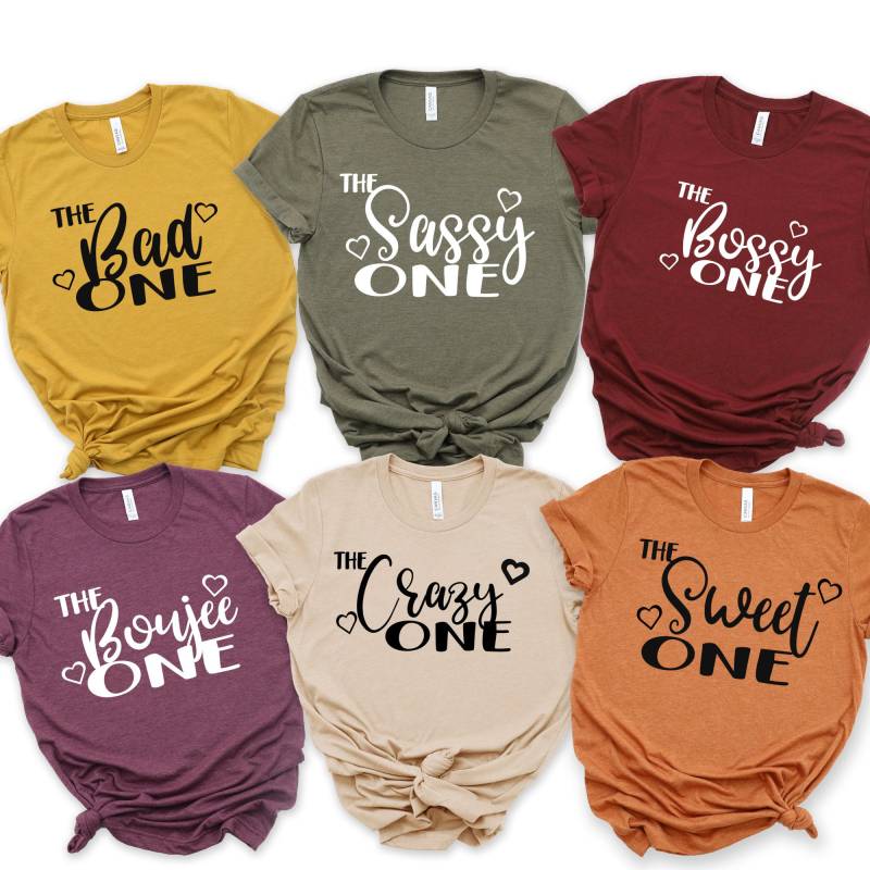 Best Friend Shirts - Girls Trip Passende Für Mädchen Wochenende Die Schlechte Sassy One Wilde Spaß Mädels von lovemighty