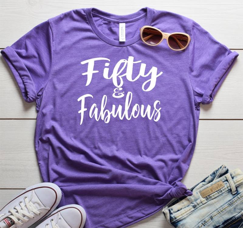 Fünfzig Und Märchenhaftes Shirt - Fünfzig Geburtstag 50. Für Sie 50 Fabelhafte Geburtstag-Shirt Frauen T von lovemighty