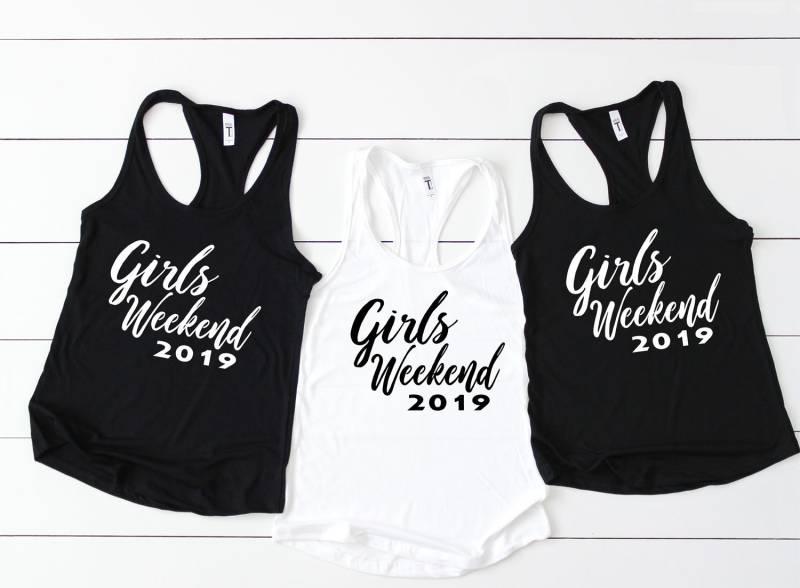 Girls Weekend Tank Tops - Trip Bach Party Shirts Süße Tanktops Für Sie Weekender von lovemighty