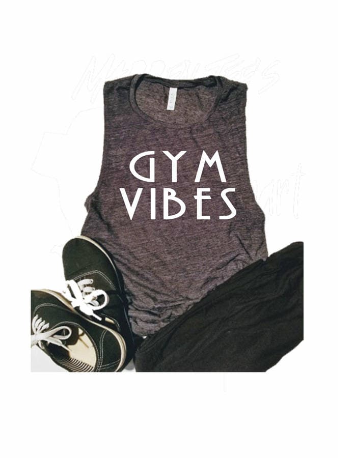 Gym Vibes Shirt - Kleidung Muskelshirt Mit Sprüchen Für Sie Geschenk Frauen Grafik T-Shirt Torhüter Süßes von lovemighty