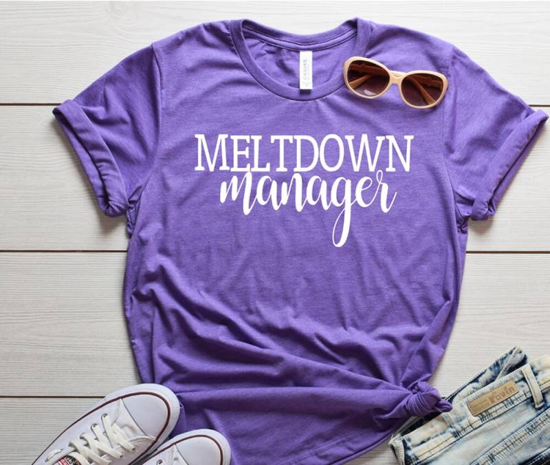 Meltdown Manager Shirt - Mama Mit Sprüchen Lustige Neue Kinder Zu Crew T von lovemighty
