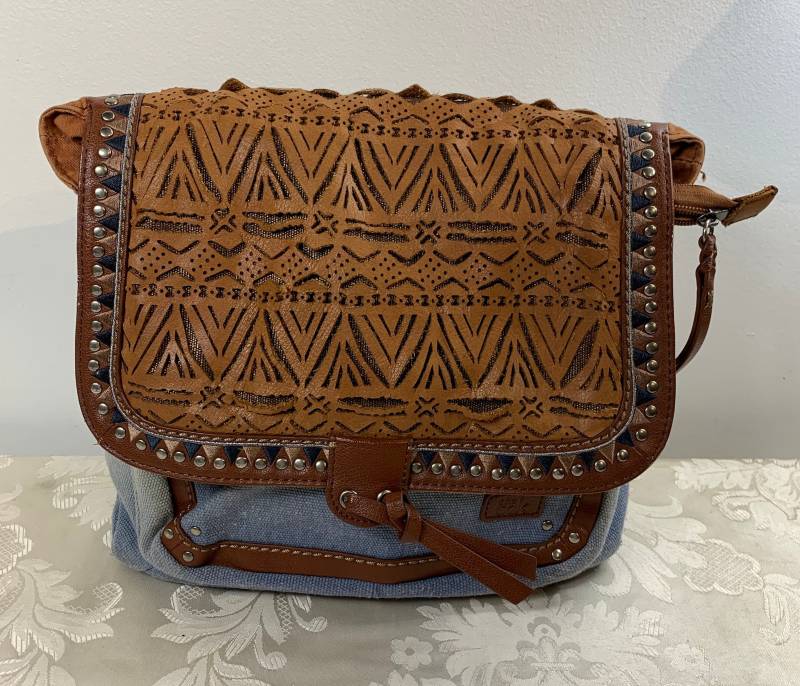 The Sak Fifth Avenue, Blue Jean Tasche, Rucksack Handtasche, Tote Bag, Hippie Geldbeutel, Boho Messenger Rucksacktasche von loverleesdesigns