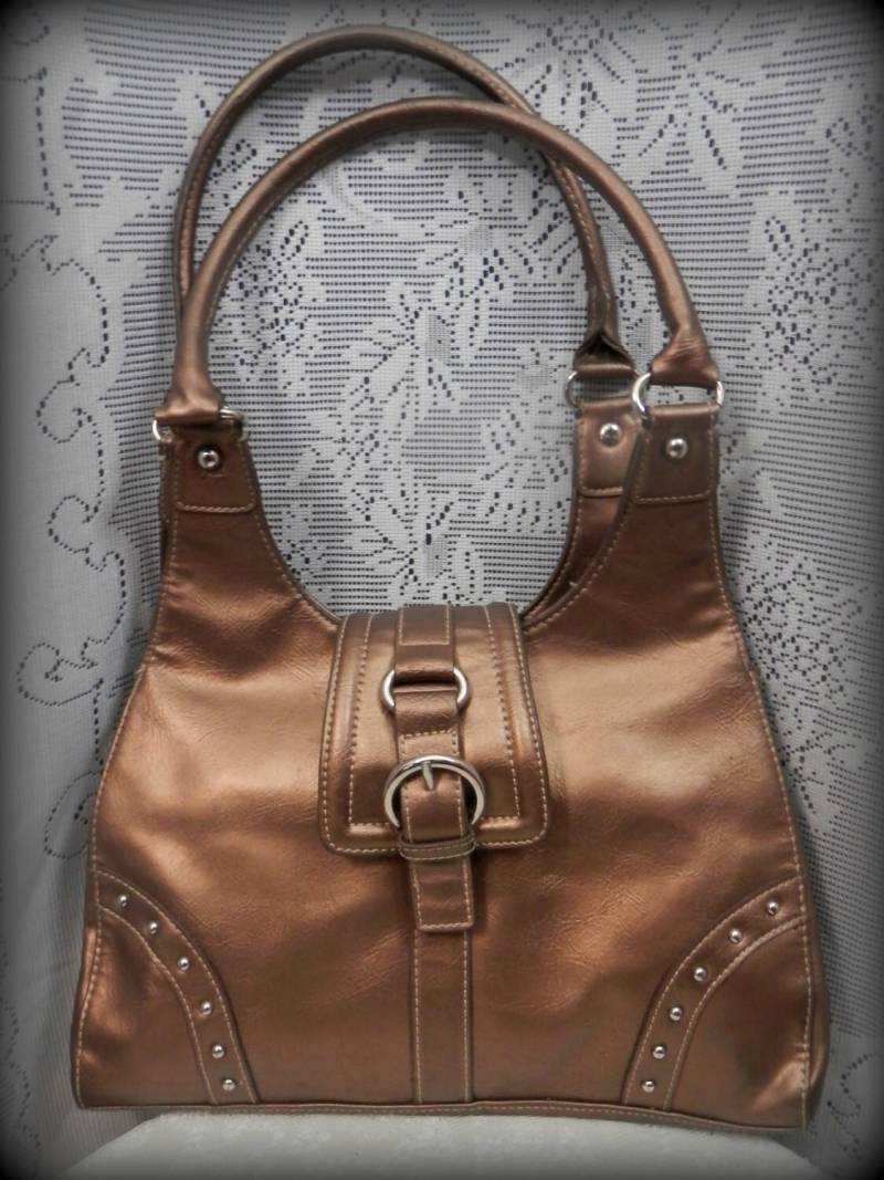 stilvolle Handtasche, Gold Geldbörse, Designertasche, Ausgefallene Roomy Größe Medium Schultertasche, Süße Handtasche von loverleesdesigns