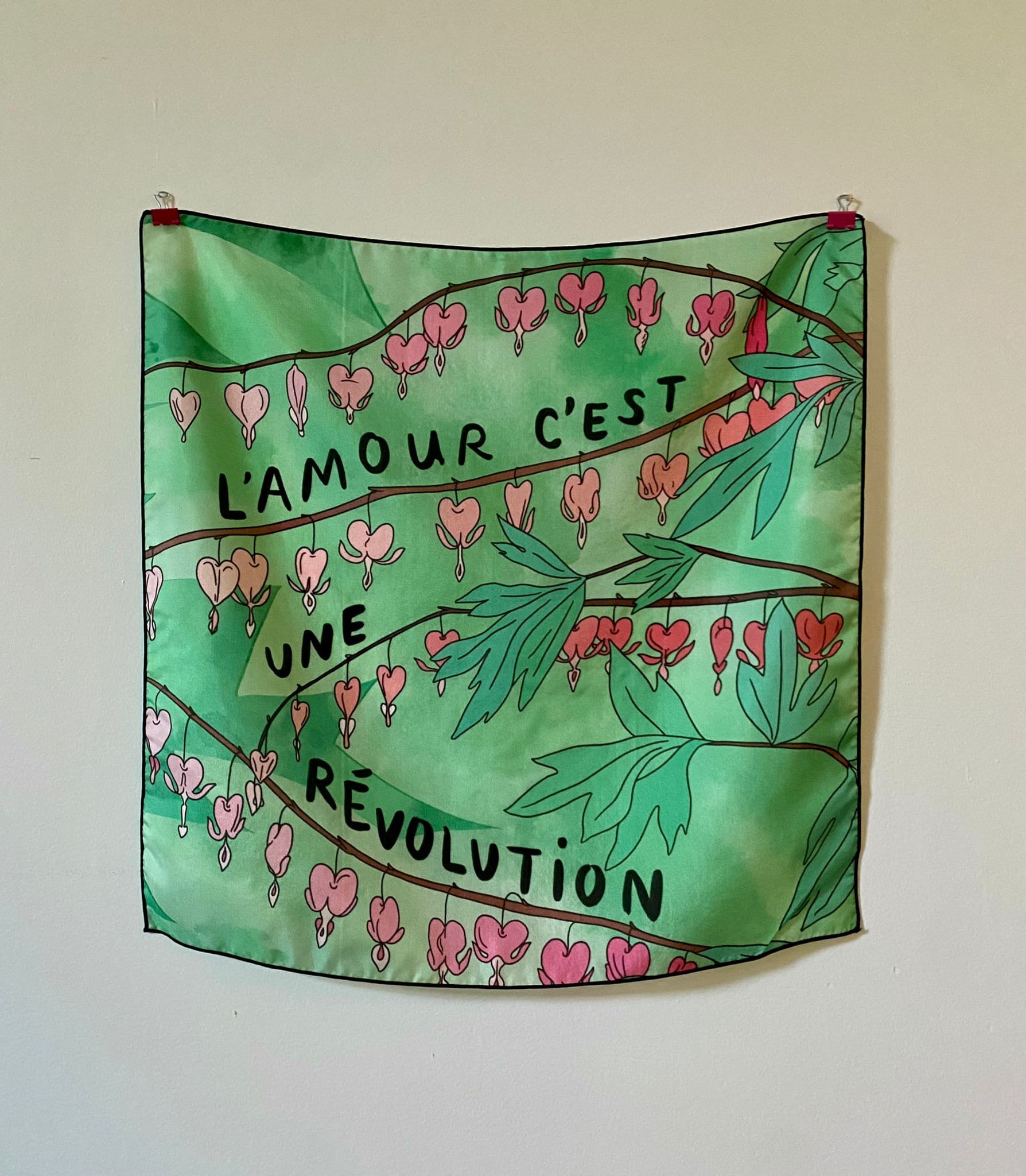 Love Is A Revolution - 16x16 Zoll Seidenschal Auf Bestellung Love Is A Revolution - 16x16 Zoll Seidenschal Auf Bestellung von lovestruckprints