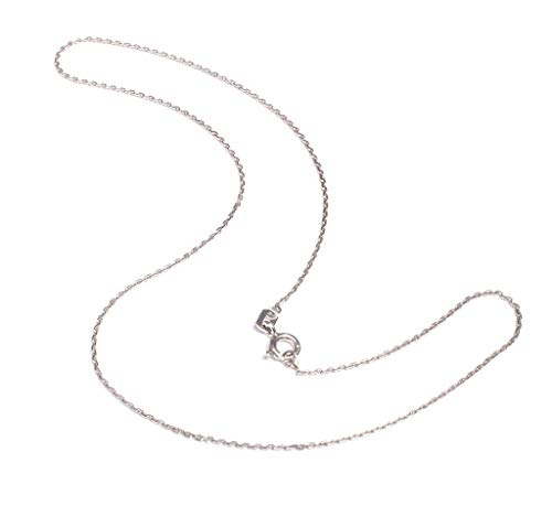loveyourdiamonds 925 Sterling Silber Halskette, Mittlere Ankerkette 4-fach diamantiert (45, Silber Rotgold vergoldet) von loveyourdiamonds
