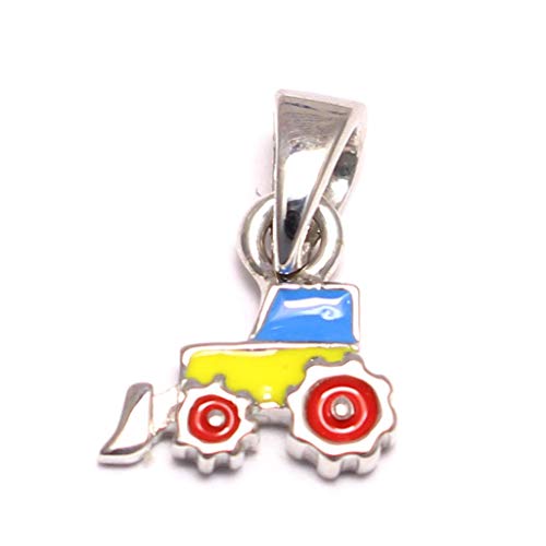 Loveyourdiamonds Winziger Bagger Ketten Anhänger aus 925 Sterling Silber, Traktor Kettenanhänger Loveyourdiamonds Winziger Bagger Ketten Anhänger aus 925 Sterling Silber, Traktor Kettenanhänger von loveyourdiamonds