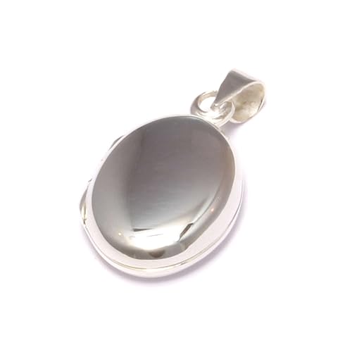 loveyourdiamonds Ovales kleines Medaillon aus 925 Sterling Silber loveyourdiamonds Ovales kleines Medaillon aus 925 Sterling Silber von loveyourdiamonds