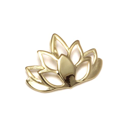 Loveyourdiamonds Ketten Anhänger kleine Lotusblüte aus 375 Gelbgold Loveyourdiamonds Ketten Anhänger kleine Lotusblüte aus 375 Gelbgold von loveyourdiamonds