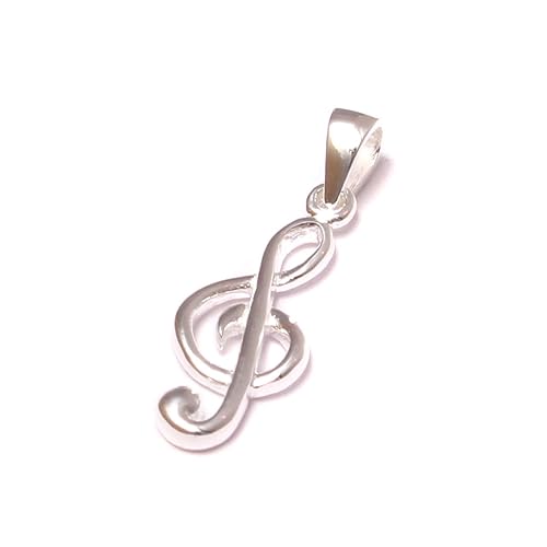 Violinschlüssel Notenschlüssel Anhänger aus 925 Sterling Silber Violinschlüssel Notenschlüssel Anhänger aus 925 Sterling Silber von loveyourdiamonds