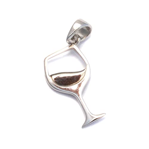 loveyourdiamonds Weinglas Ketten Anhänger aus 925 Sterling Silber loveyourdiamonds Weinglas Ketten Anhänger aus 925 Sterling Silber von loveyourdiamonds