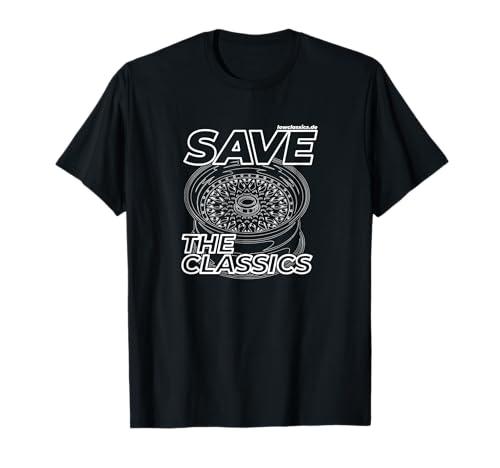 "Save The Classics" (front light) T-Shirt von lowclassics.de