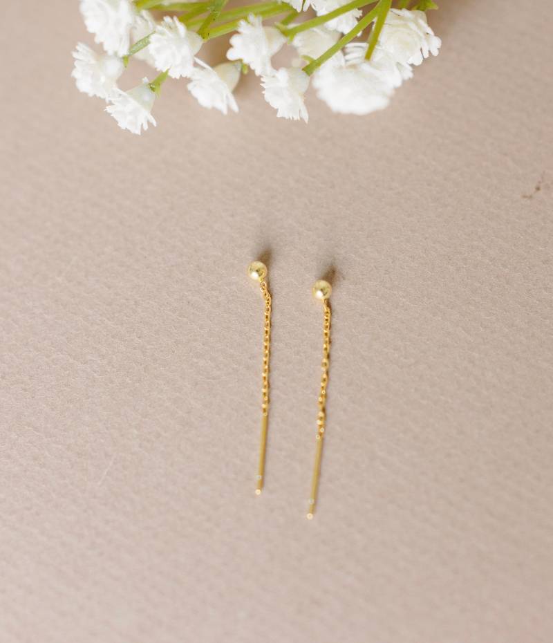 18K Gold Vermeil Kettenstecker Hypoallergenes Sterling Silber von loweandcojewelry