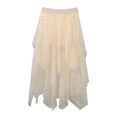 Ballonrock Damen, Festliche Blusen Damen, Pailletten Rock Damen Mesh Pailletten Rock Stern Lang Tütü Stern Glitzer Rock Weiß Tüllrock Karneval Weihnachten Faltenrock Ballonrock Damen, Festliche Blusen Damen, Pailletten Rock Damen Mesh Pailletten Rock Stern Lang Tütü Stern Glitzer Rock Weiß Tüllrock Karneval Weihnachten Faltenrock von lozssnigzi