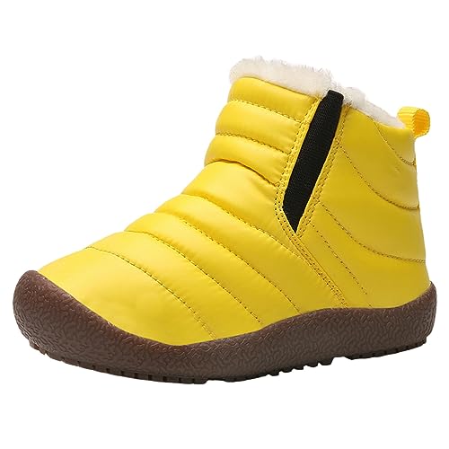 Winterschuhe Kinder 35 Kinder Winterschuhe Wasserdichte Gefütterte Boots Bequeme Winterschuhe Outdoor Winterstiefel Weiche Sohle Schneestiefel Wanderschuhe Mode Winter Winterboots Schneeboots von lozssnigzi