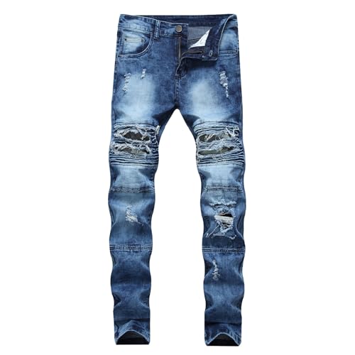 lozssnigzi Motorrad Kleidung Herren, Regular Atmungsaktive Biker Jeans Leicht Sommer Camouflage Motorradhose Cargo mit Taschen Arbeitshose Motorradjeans Slim fit Stretch Cargo-Hosen Motocross Hose von lozssnigzi