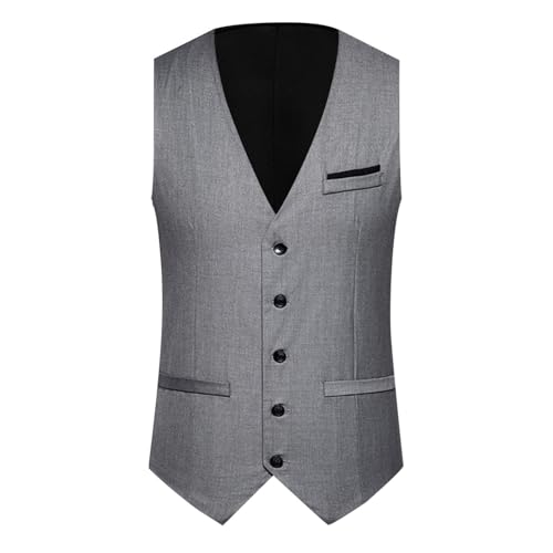 lozssnigzi Trachtenweste Herren, Hochzeit Trachtenweste Grau Regular Fit Lodengilet Große Größen Lodenweste Vintage Anzugweste V Ausschnitt Trachtengilet lozssnigzi Trachtenweste Herren, Hochzeit Trachtenweste Grau Regular Fit Lodengilet Große Größen Lodenweste Vintage Anzugweste V Ausschnitt Trachtengilet von lozssnigzi