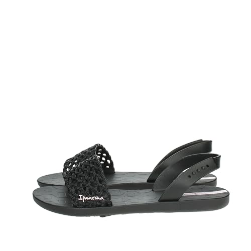 Ipanema Damen Luftige Sandale Fem Flipflop, schwarz/weiß, 38 EU von Ipanema