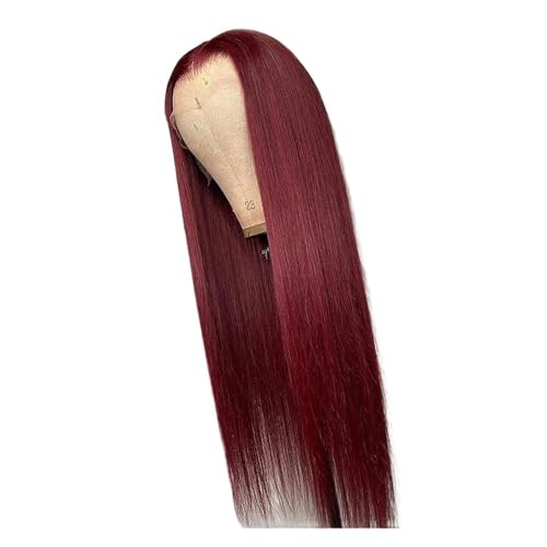 24 Zoll synthetische Lace Front Perücken Weinrot Farbe lange gerade Perücke for schwarze Frauen vorgezupft Haar Extensions 24 Zoll synthetische Lace Front Perücken Weinrot Farbe lange gerade Perücke for schwarze Frauen vorgezupft Haar Extensions von lskdnrufh