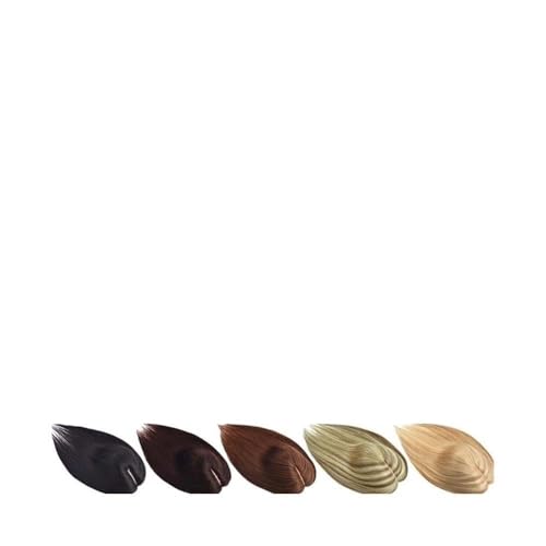 Haarteil Frauen 10-14" Echthaar-Topper, brasilianisches Remy-Haarteil mit Pony, 12 x 13 cm, weicher, atmungsaktiver Spitzenbasis-Haartopper for Frauen mit dünner werdendem Haar Haar Extensions(Jet Bla Haarteil Frauen 10-14" Echthaar-Topper, brasilianisches Remy-Haarteil mit Pony, 12 x 13 cm, weicher, atmungsaktiver Spitzenbasis-Haartopper for Frauen mit dünner werdendem Haar Haar Extensions(Jet Bla von lskdnrufh