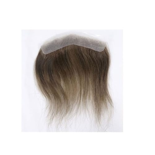 Parrucca uomo 0,06 mm dünne Haut, Frontalhaaransatz, Toupet for Männer, Kapillarprothese, glattes Echthaarsystem Parrucca(#7,16x1.8cm) von lskdnrufh