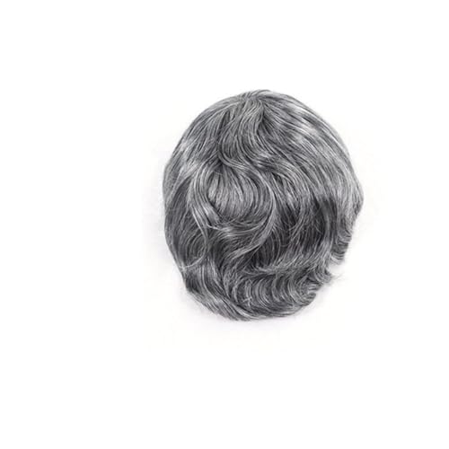 Parrucca uomo NPU Around Hair Units Natural Wave Herrenperücken Toupet for Männer Echthaarsystem Fine Mono Top Parrucca von lskdnrufh