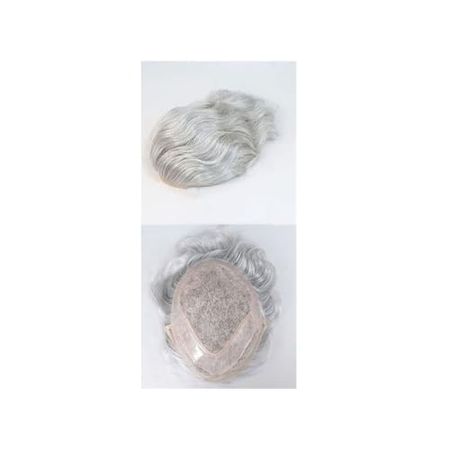 Parrucca uomo PU Lace Front Male Kapillare Prothese Herren Toupet Menschenhaar-Ersatzsystem Mono Base Parrucca(1b90#) von lskdnrufh