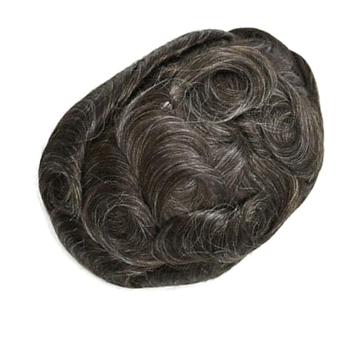Parrucca uomo Systeme Atmungsaktive Männliche Kapillare Prothese Volle Spitze Männer Toupet Spitze Basis Menschliches Haar Parrucca(#230,7x9) von lskdnrufh