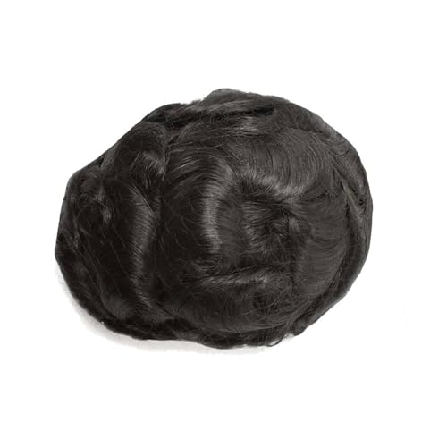 Parrucca uomo Systeme Atmungsaktive Männliche Kapillare Prothese Volle Spitze Männer Toupet Spitze Basis Menschliches Haar Parrucca(Natural Color,7x10) von lskdnrufh