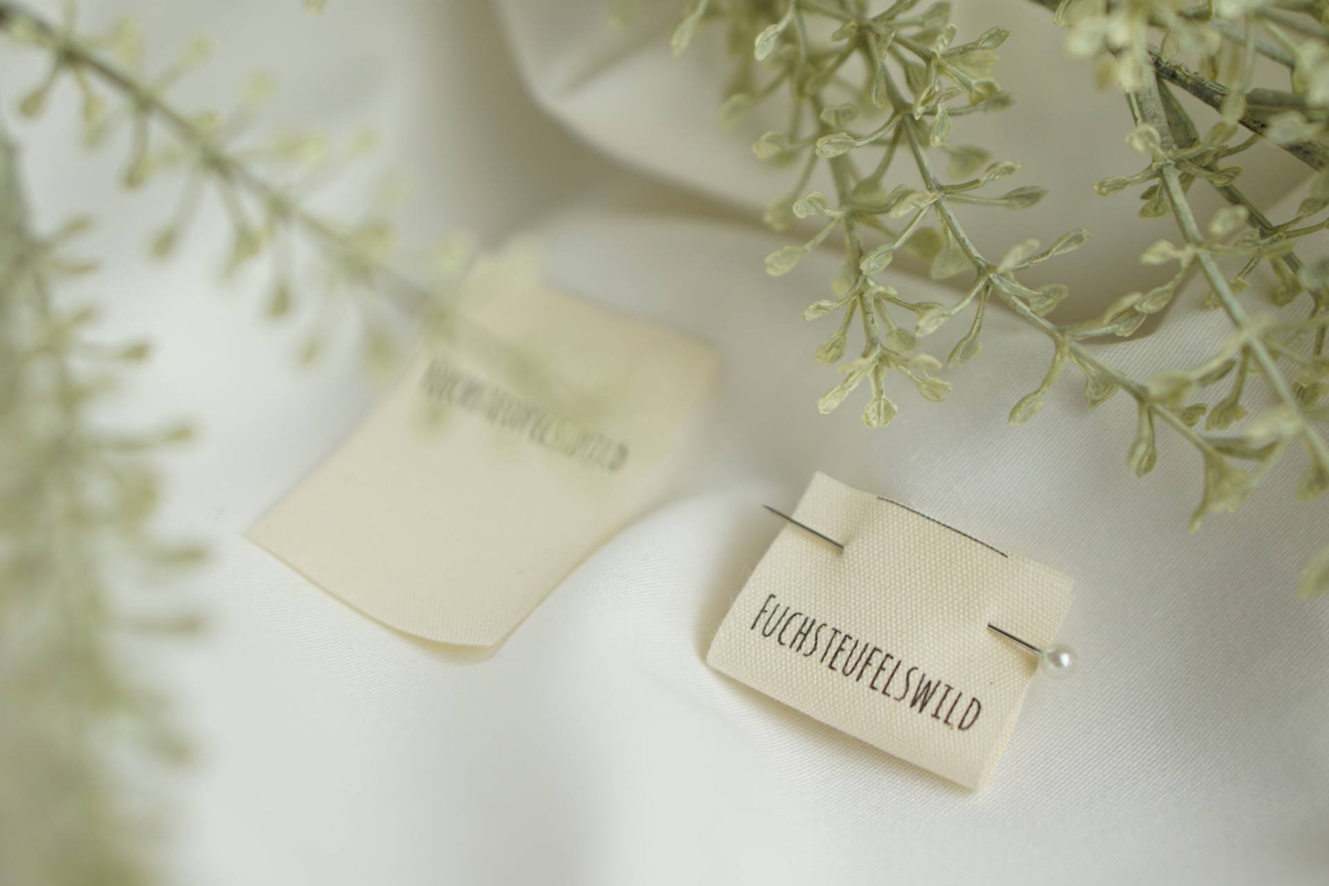 3Er Set Baumwoll-Label "Fuchsteufelswild" 3Er Set Baumwoll-Label "Fuchsteufelswild" von lubodesignberlin