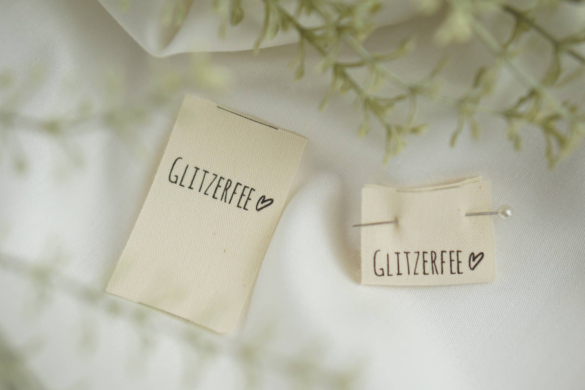 3Er Set Baumwoll-Label "Glitzerfee" 3Er Set Baumwoll-Label "Glitzerfee" von lubodesignberlin