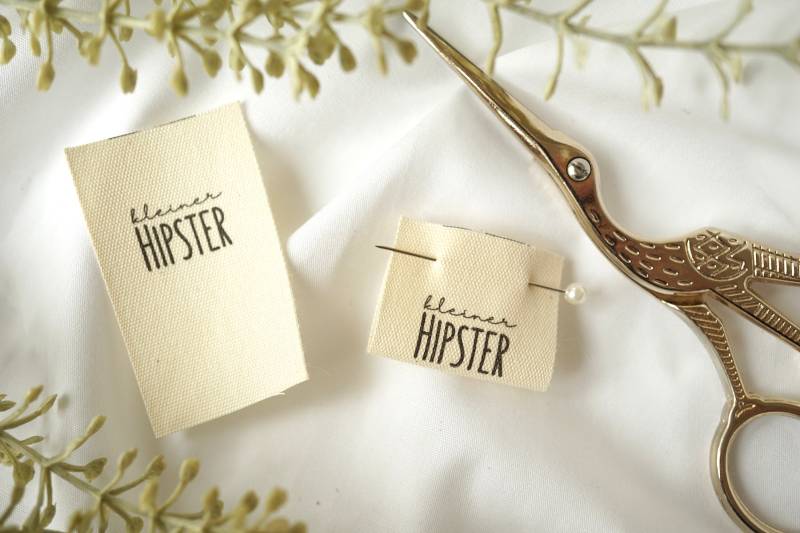 3Er Set Baumwoll-Label "Kleiner Hipster" 3Er Set Baumwoll-Label "Kleiner Hipster" von lubodesignberlin