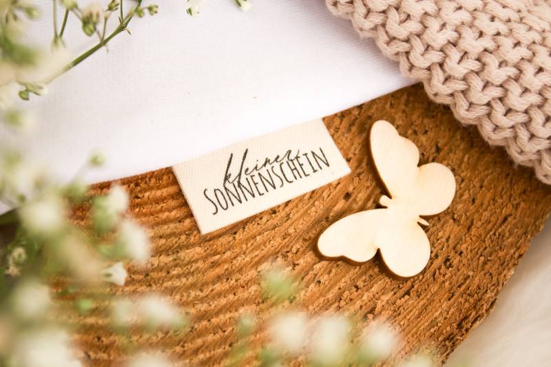 3Er Set Baumwoll-Label "Kleiner Sonnenschein" 3Er Set Baumwoll-Label "Kleiner Sonnenschein" von lubodesignberlin