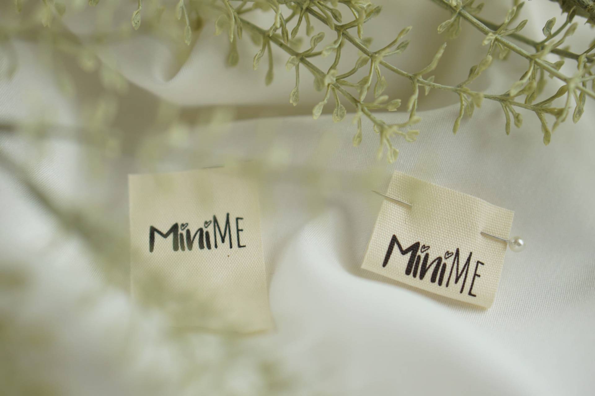 3Er Set Baumwoll-Label "Minime" von lubodesignberlin