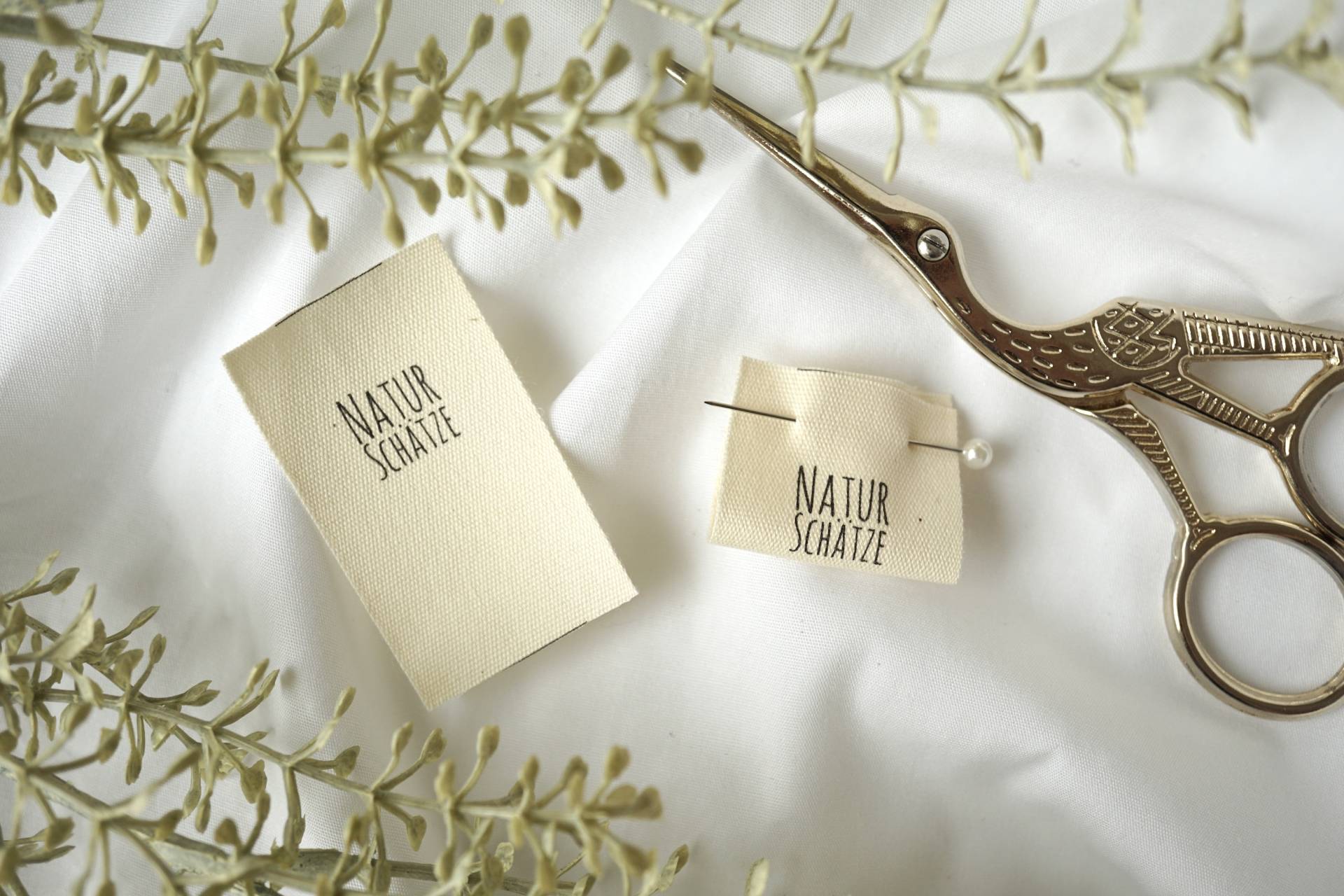 3Er Set Baumwoll-Label "Naturschätze" 3Er Set Baumwoll-Label "Naturschätze" von lubodesignberlin