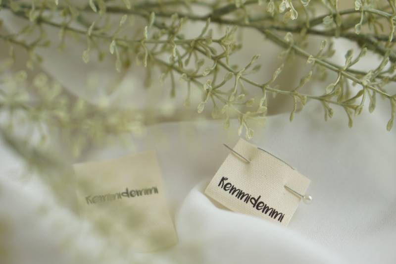 3Er Set Baumwoll-Label "Remmidemmi" von lubodesignberlin