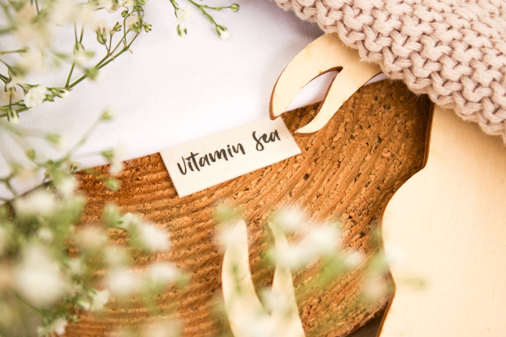 3Er Set Baumwoll-Label "Vitamin Sea" 3Er Set Baumwoll-Label "Vitamin Sea" von lubodesignberlin