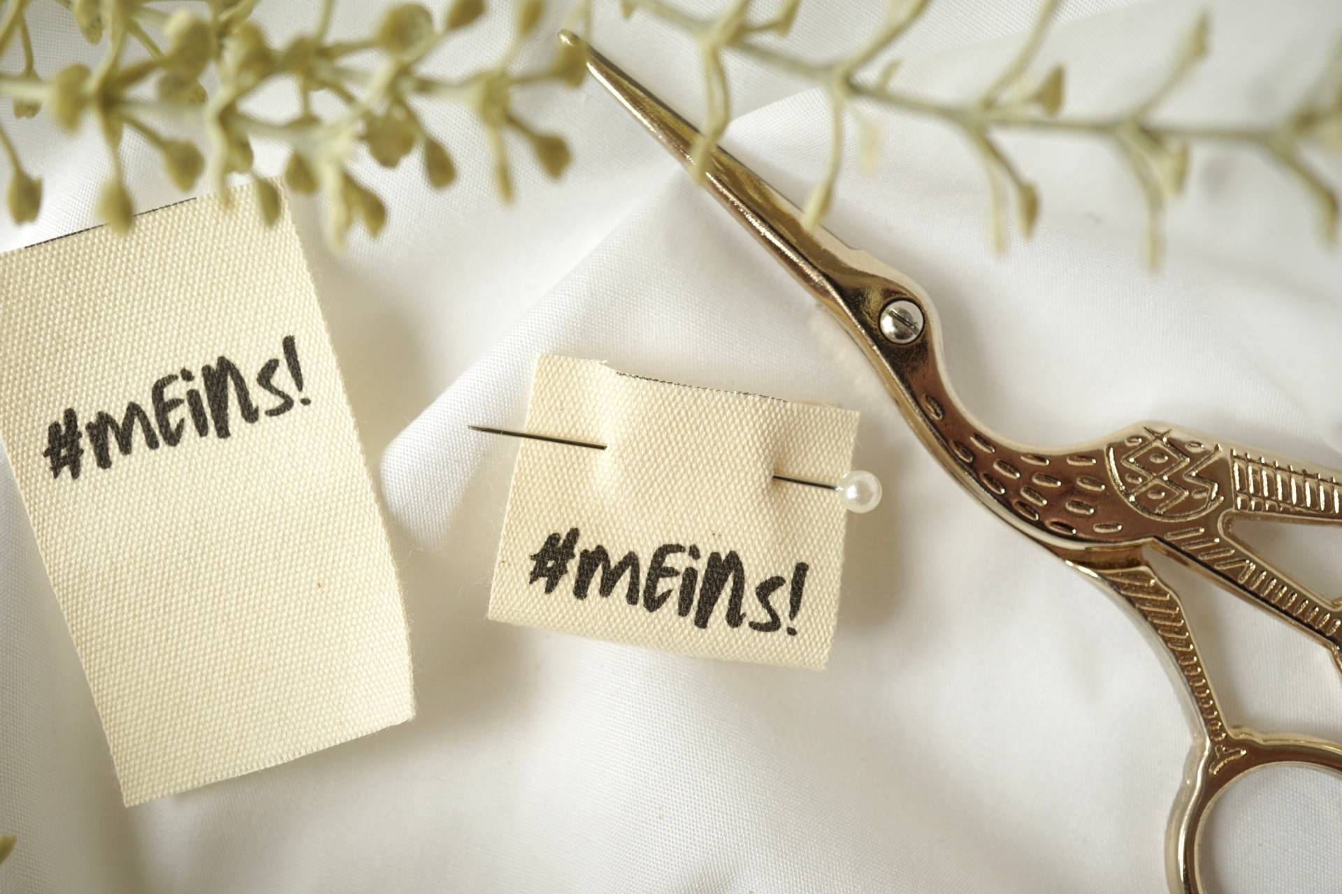 3Er Set Baumwoll-Label "#meins" 3Er Set Baumwoll-Label "#meins" von lubodesignberlin