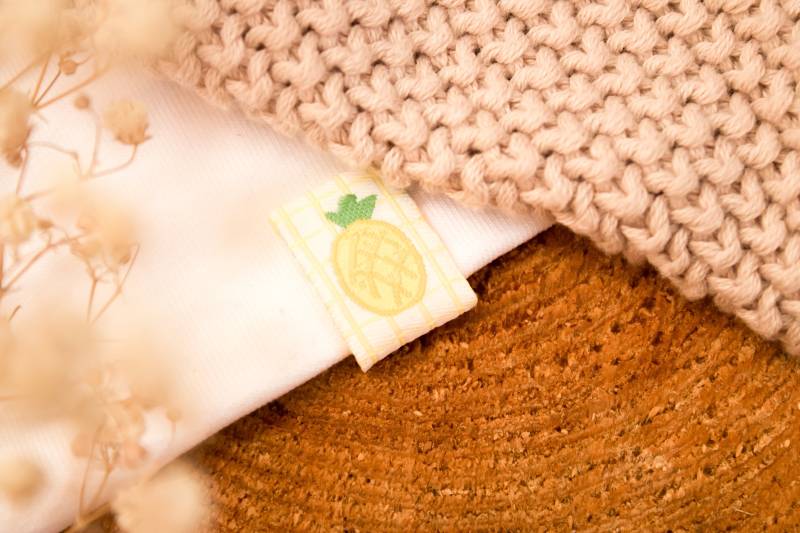 3Er Set Weblabel "Ananas" von lubodesignberlin