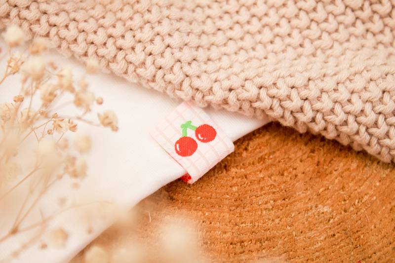 3Er Set Weblabel "Kirschen" von lubodesignberlin