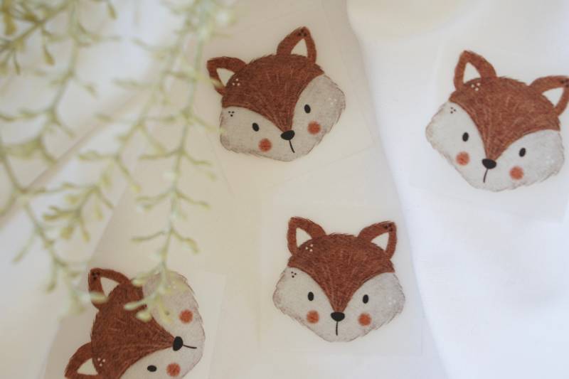 Bügelbild „Cute Fox" - Mini von lubodesignberlin