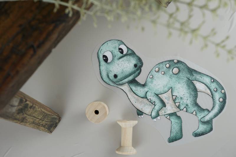 Bügelbild „Dino #1" - Groß/Maxi Bügelbild „Dino #1" - Groß/Maxi von lubodesignberlin